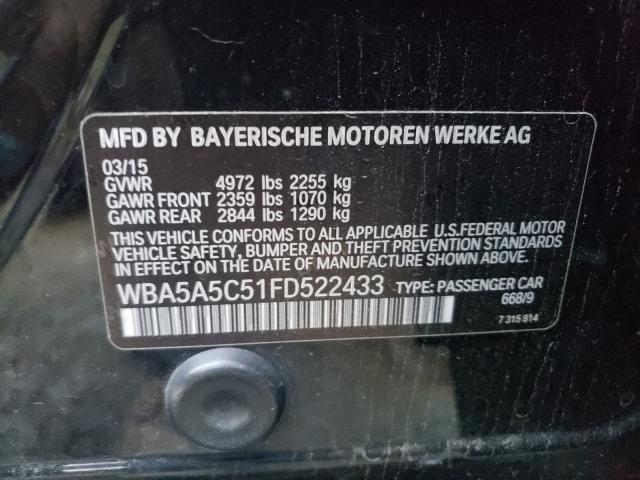 2015 BMW 528 I WBA5A5C51FD522433