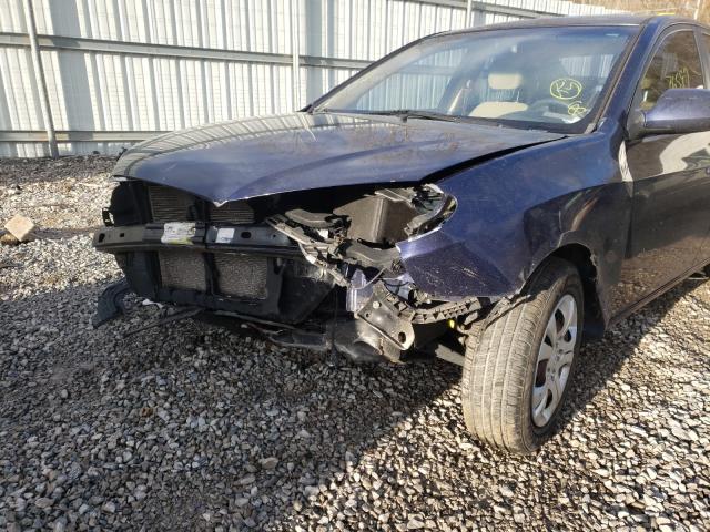 2010 HYUNDAI ELANTRA BL KMHDU4AD2AU037958
