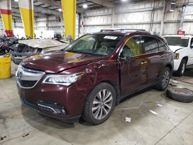 2014 ACURA MDX TECHNO 5FRYD4H69EB023663