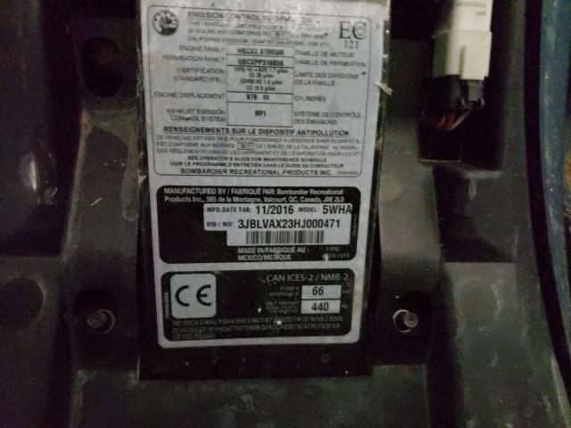 2017 CAN-AM OUTLANDER 3JBLVAX23HJ000471