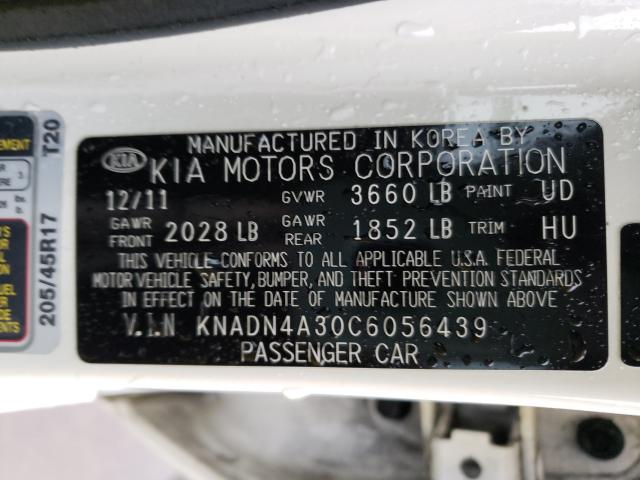 2012 KIA RIO EX KNADN4A30C6056439