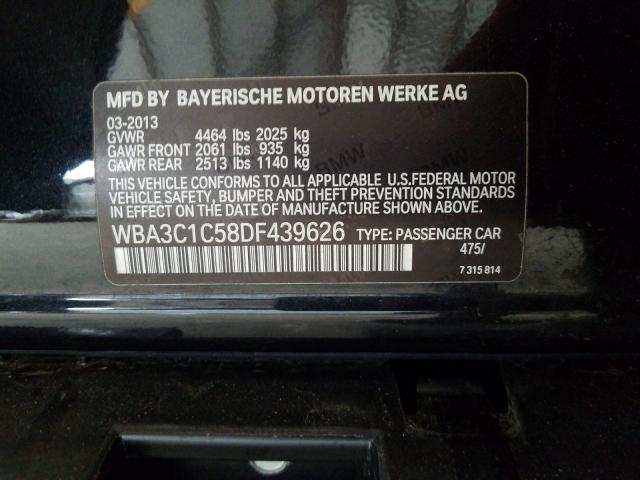 2013 BMW 328 I SULE WBA3C1C58DF439626