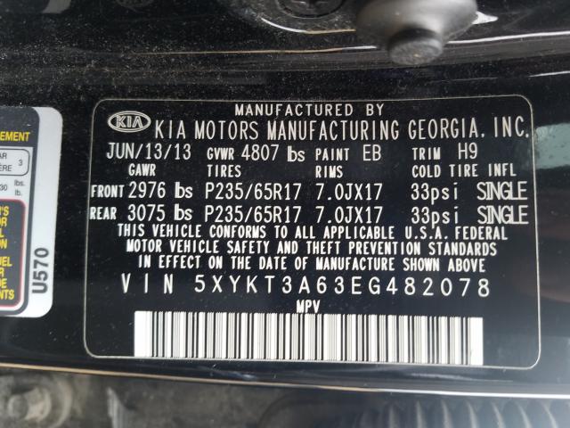 2014 KIA SORENTO 5XYKT3A63EG482078