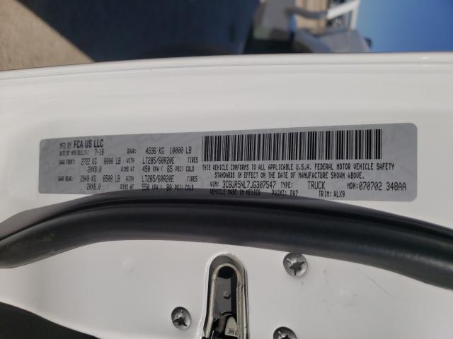 2018 RAM 2500 3C6UR5NL7JG307547