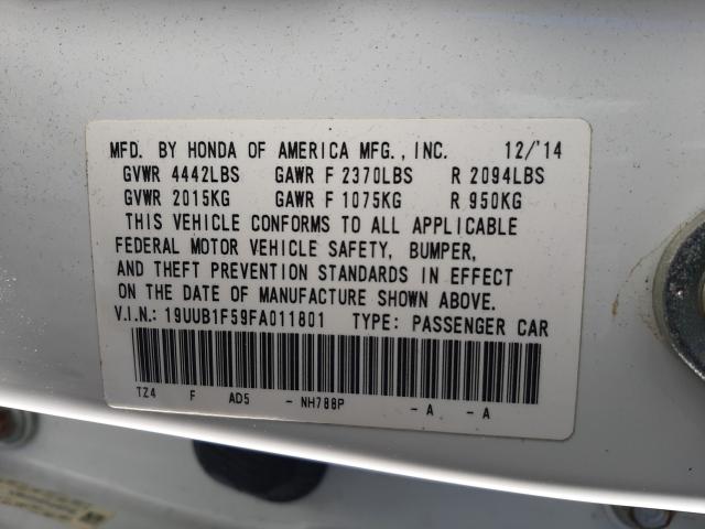 2015 ACURA TLX TECH 19UUB1F59FA011801