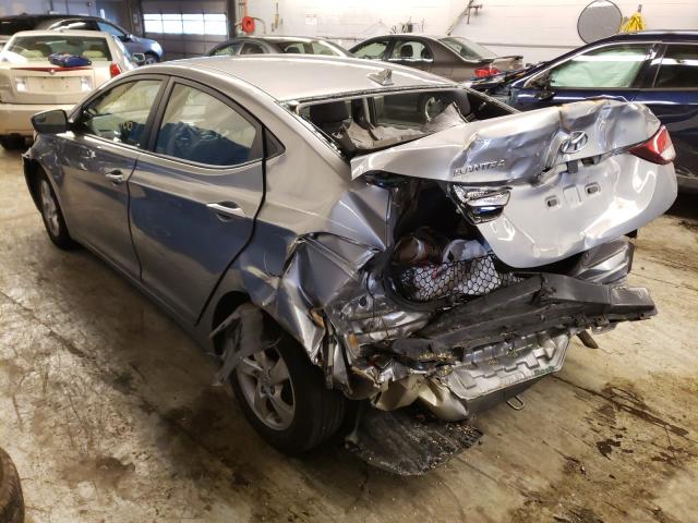 2014 HYUNDAI ELANTRA KMHDH4AE3EU035316