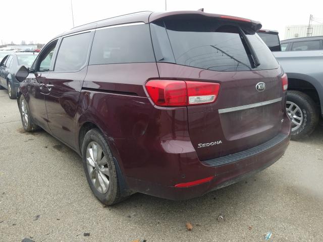 2016 KIA SEDONA EX KNDMC5C19G6159374