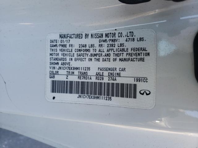 2017 INFINITI Q60 BASE JN1CV7EK9HM111235