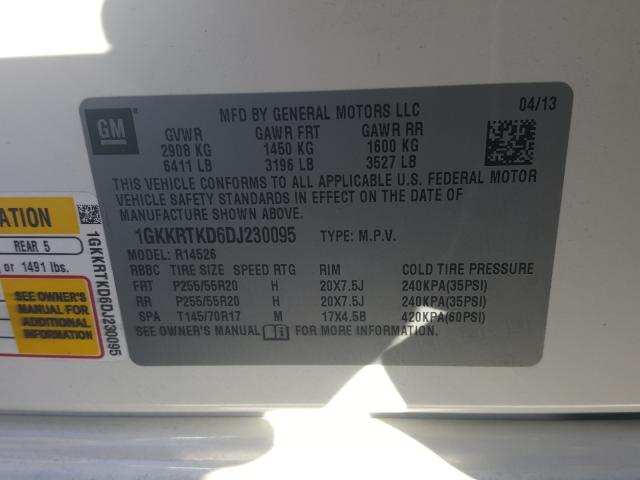 2013 GMC ACADIA DEN 1GKKRTKD6DJ230095