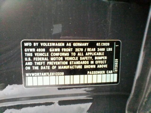 2020 VOLKSWAGEN ARTEON SEL WVWDR7AN7LE012339