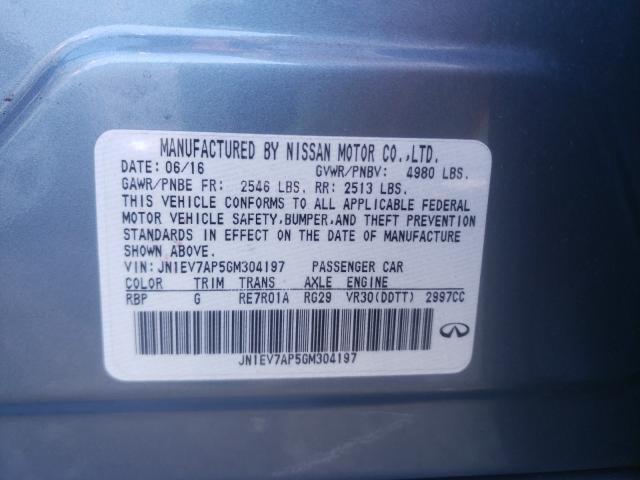 2016 INFINITI Q50 PREMIU JN1EV7AP5GM304197