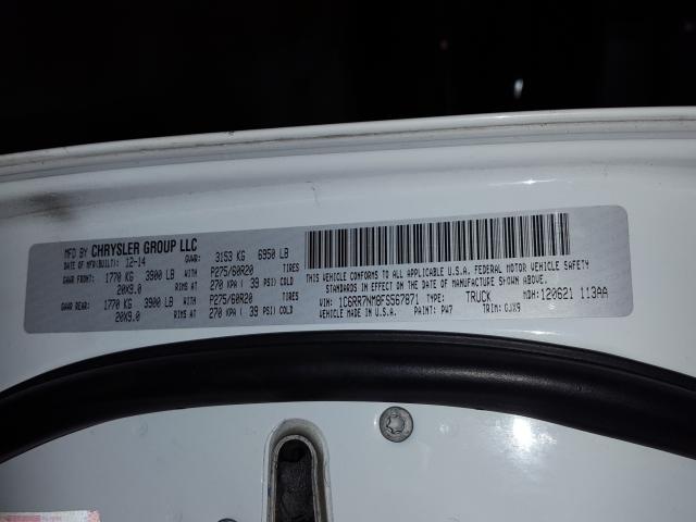 2015 RAM 1500 LARAM 1C6RR7NM8FS567871