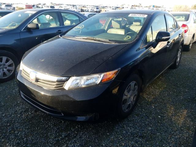 2012 HONDA CIVIC HYBR JHMFB4F39CS007355