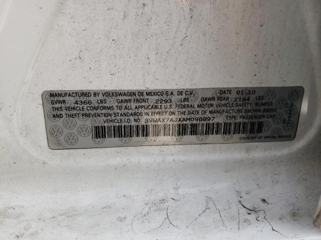 2010 VOLKSWAGEN JETTA LIMI 3VWAX7AJXAM090897