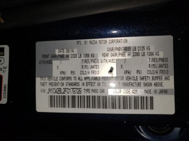 2015 MAZDA MAZDA 5 SP JM1CW2BL2F0179729