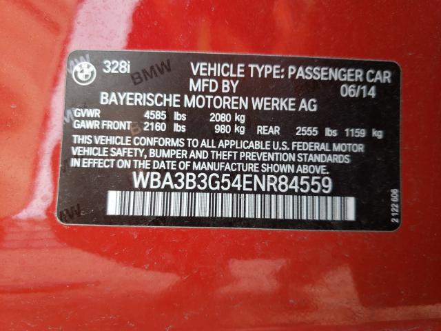 2014 BMW 328 XI WBA3B3G54ENR84559