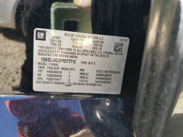 2015 CHEVROLET SUBURBAN C 1GNSCJKC3FR577713