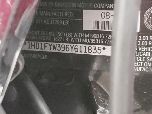 2006 HARLEY-DAVIDSON FLHRSI 1HD1FYW396Y611835