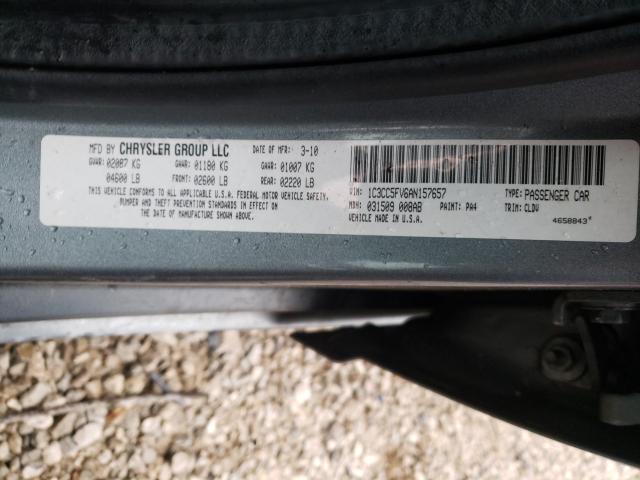2010 CHRYSLER SEBRING LI 1C3CC5FV6AN157657