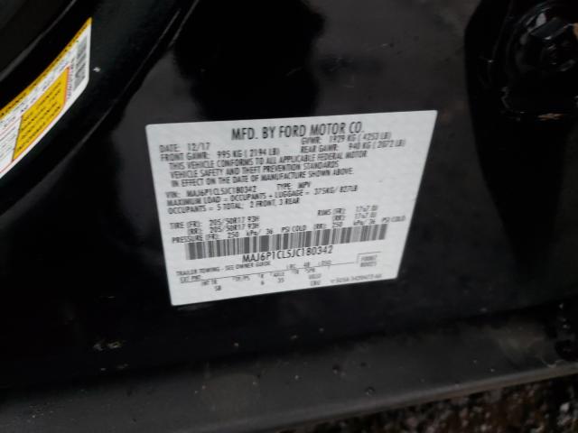 2018 FORD ECOSPORT MAJ6P1CL5JC180342