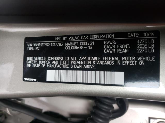 2015 VOLVO S60 PLATIN YV1612TMXF1347785