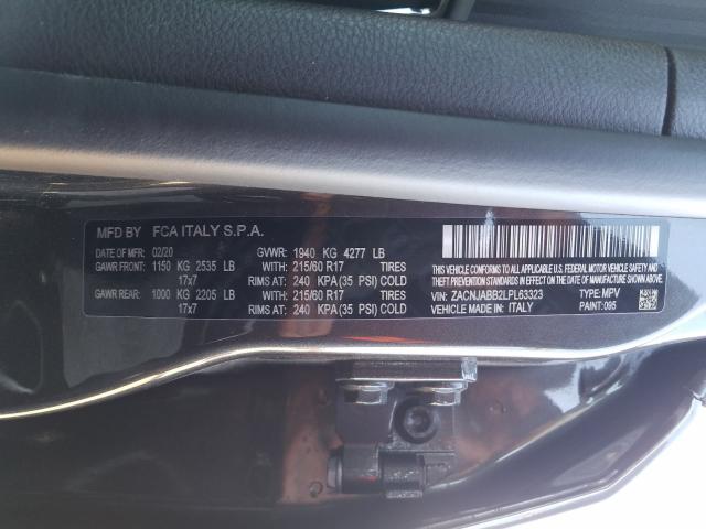 2020 JEEP RENEGADE L ZACNJABB2LPL63323
