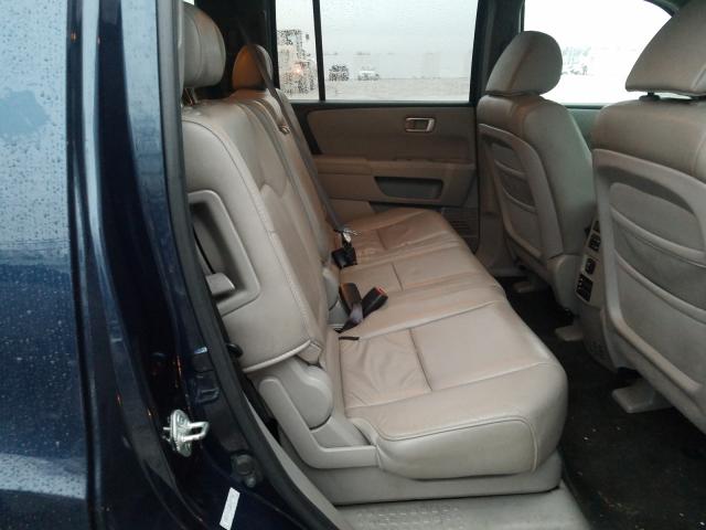 2011 HONDA PILOT EXL 5FNYF4H66BB027189
