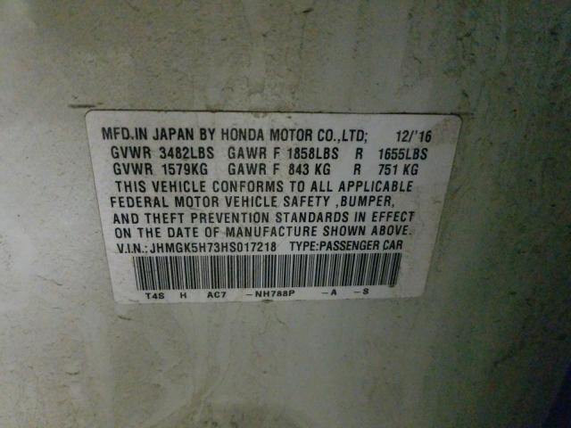 2017 HONDA FIT EX JHMGK5H73HS017218