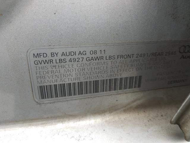 2012 AUDI A4 WAUFFAFL4CN007408