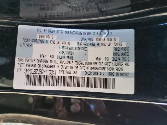 2016 TOYOTA SCION IA 3MYDLBZV5GY110241