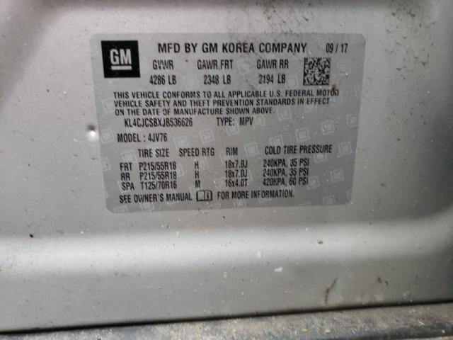 2018 BUICK ENCORE ESS KL4CJCSBXJB536626
