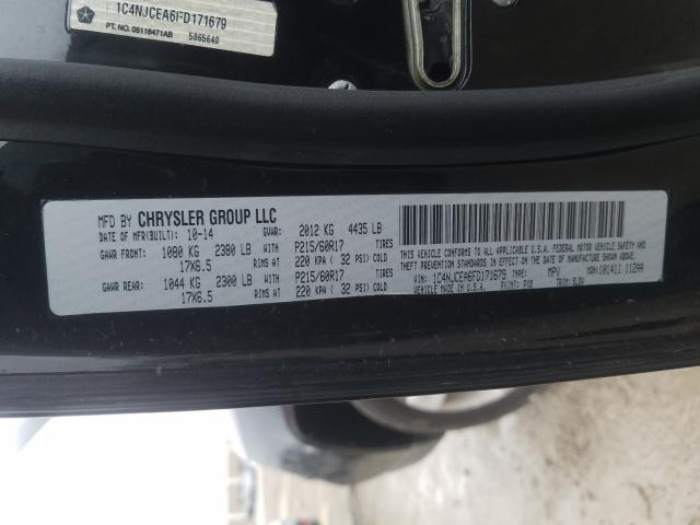 2015 JEEP COMPASS LA 1C4NJCEA6FD171679
