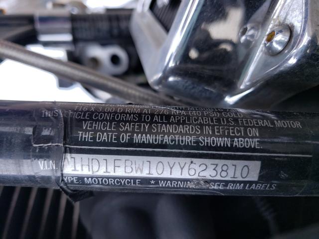 2000 HARLEY-DAVIDSON FLHRI 1HD1FBW10YY623810