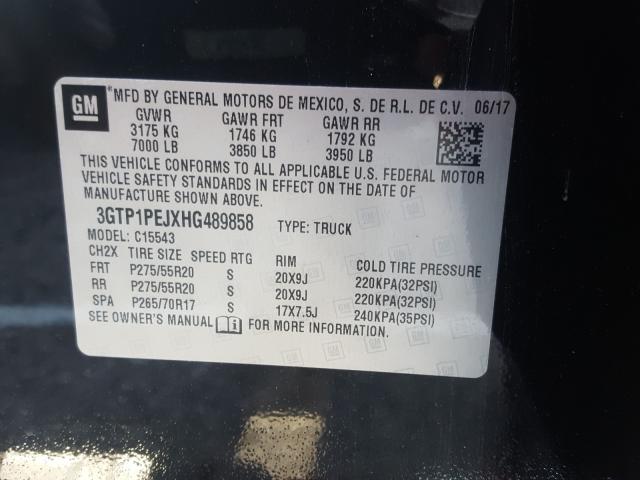 2017 GMC SIERRA C15 3GTP1PEJXHG489858