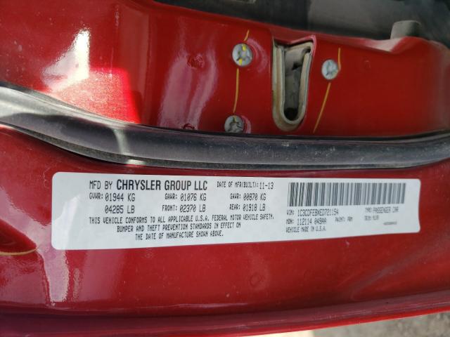 2014 DODGE DART GT 1C3CDFEBXED721154