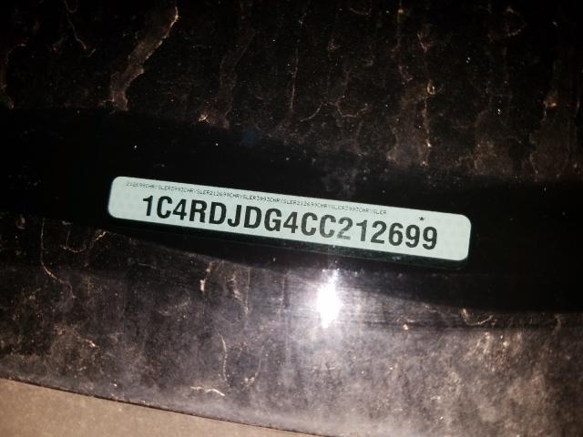 2012 DODGE DURANGO CR 1C4RDJDG4CC212699