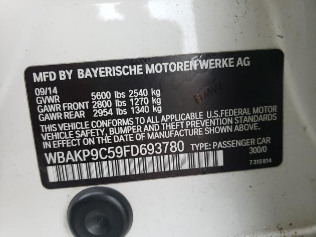 2015 BMW 550 XI WBAKP9C59FD693780