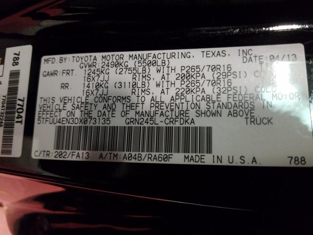 2013 TOYOTA TACOMA 5TFUU4EN3DX073135