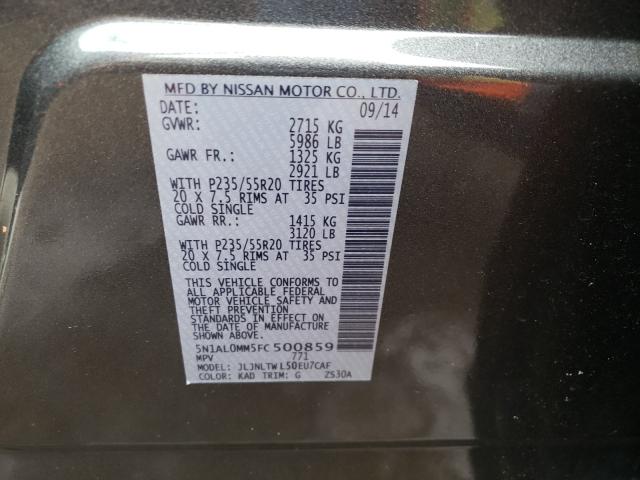 2015 INFINITI QX60 5N1AL0MM5FC500859
