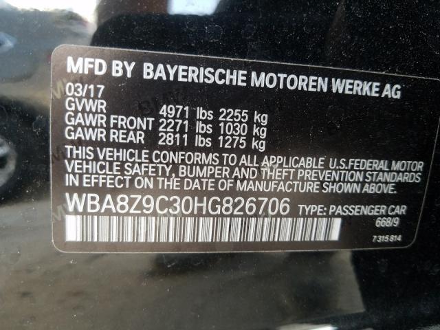2017 BMW 330 XIGT WBA8Z9C30HG826706