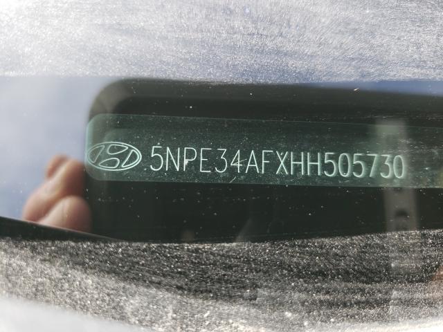 2017 HYUNDAI SONATA SPO 5NPE34AFXHH505730