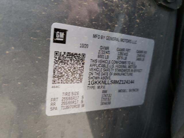 2021 GMC ACADIA AT4 1GKKNLLS8MZ124144