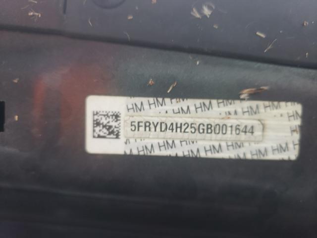 2016 ACURA MDX 5FRYD4H25GB001644