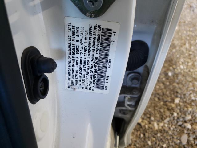 2014 HONDA CIVIC EXL 19XFB2F96EE006728