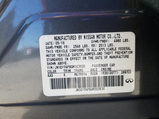 2016 INFINITI Q50 PREMIU JN1EV7AP6GM303530