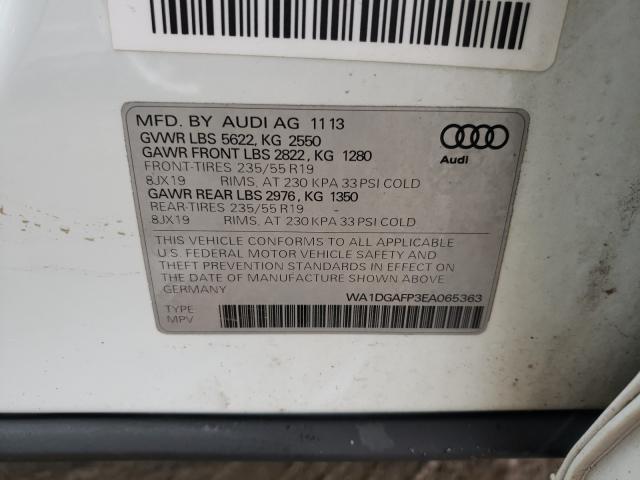 2014 AUDI Q5 PREMIUM WA1DGAFP3EA065363