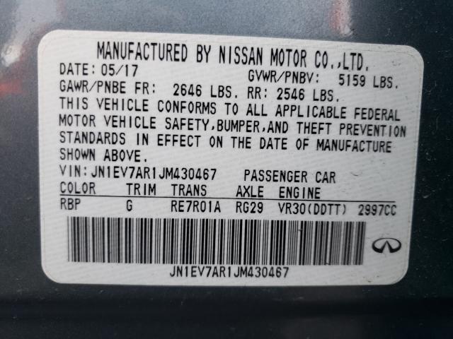 2018 INFINITI Q50 LUXE JN1EV7AR1JM430467