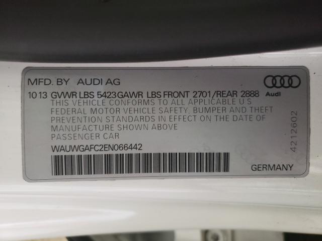 2014 AUDI A7 PREMIUM WAUWGAFC2EN066442
