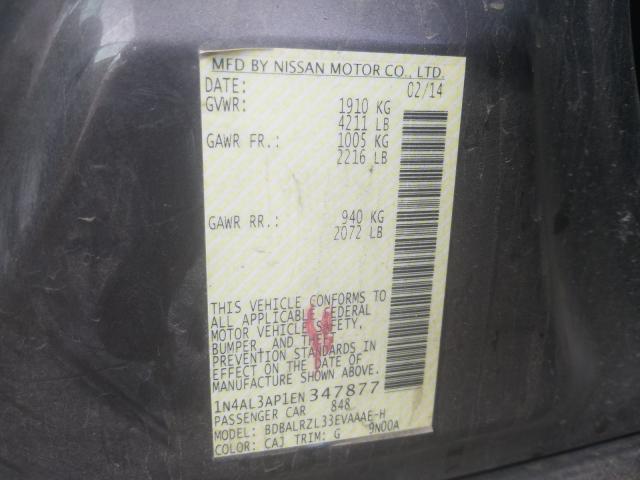 2014 NISSAN ALTIMA 2.5 - 1N4AL3AP1EN347877