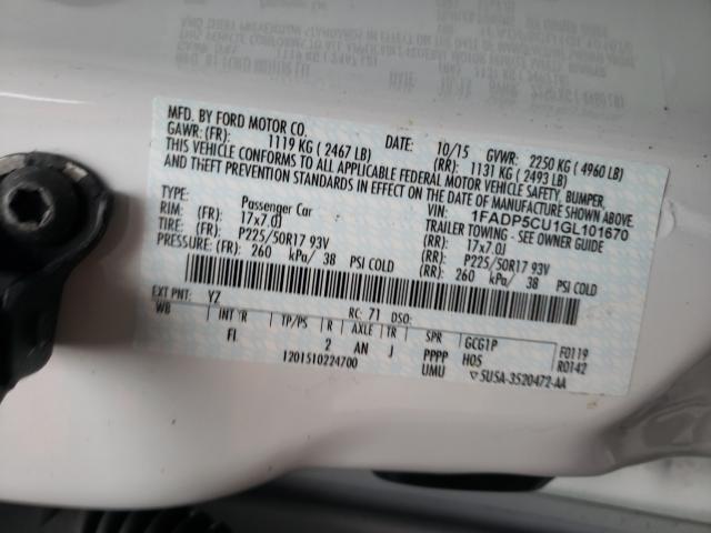 2016 FORD C-MAX PREM 1FADP5CU1GL101670